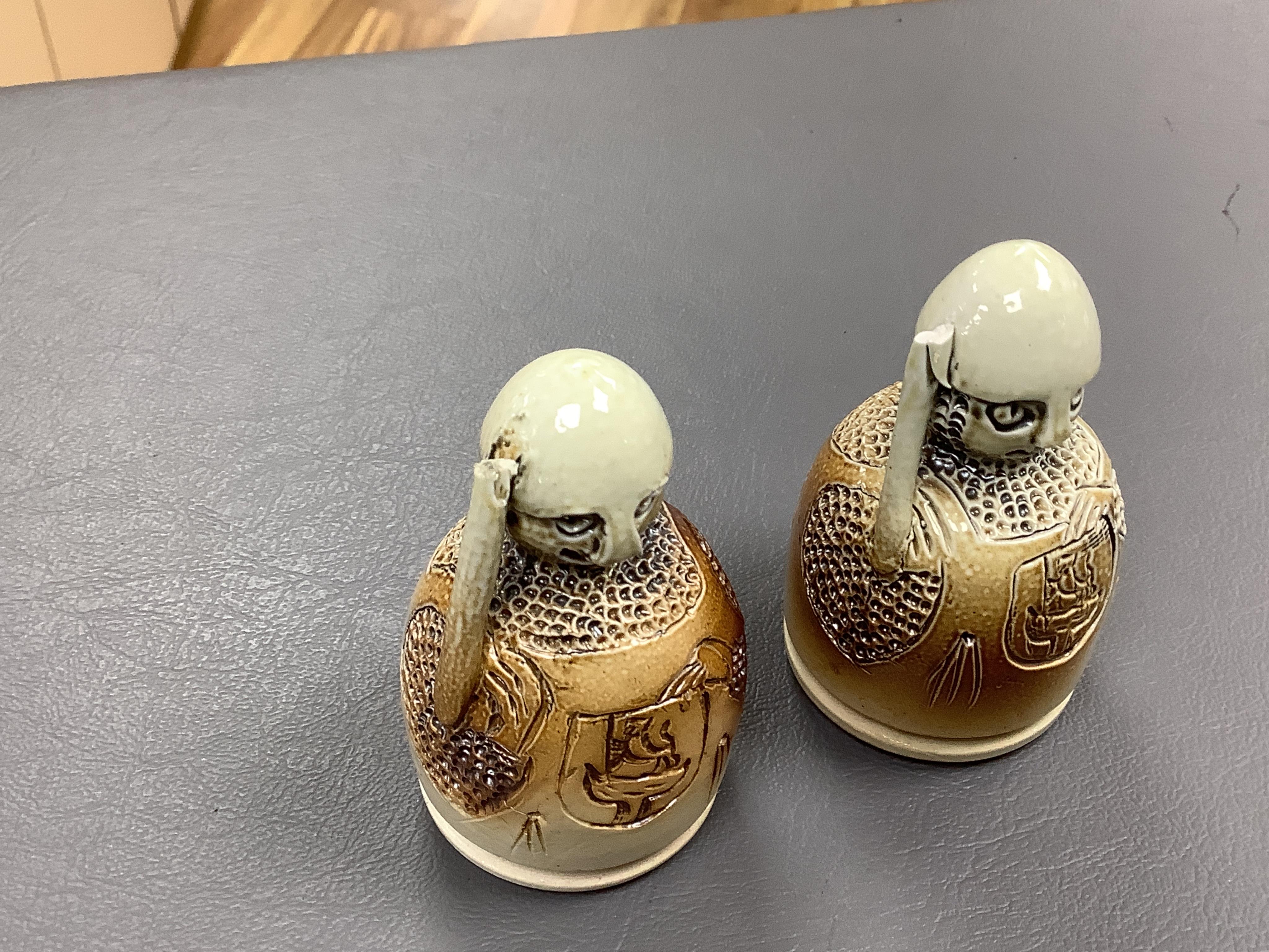 Guy Sydenham (1916-2005), set of 16 white side chess pieces, tallest 11.5cm